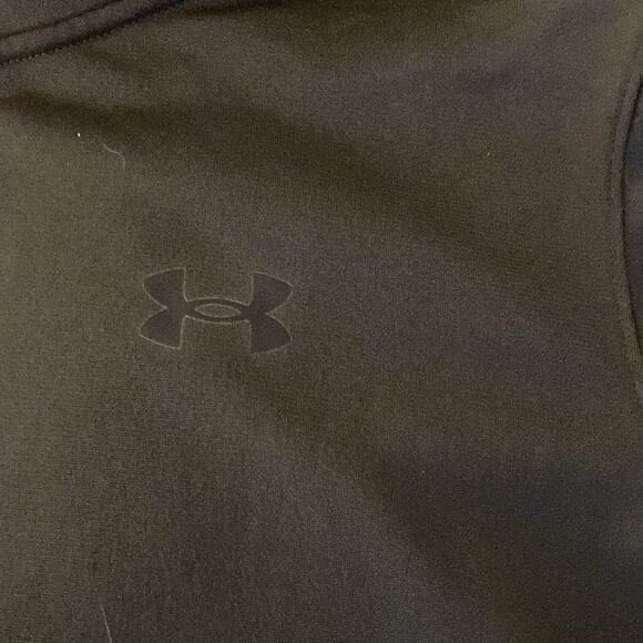 Under Armour Boys Full Zip Jacket in Dark Green with Black Detail. Size YXL. - Picture 7 of 10
